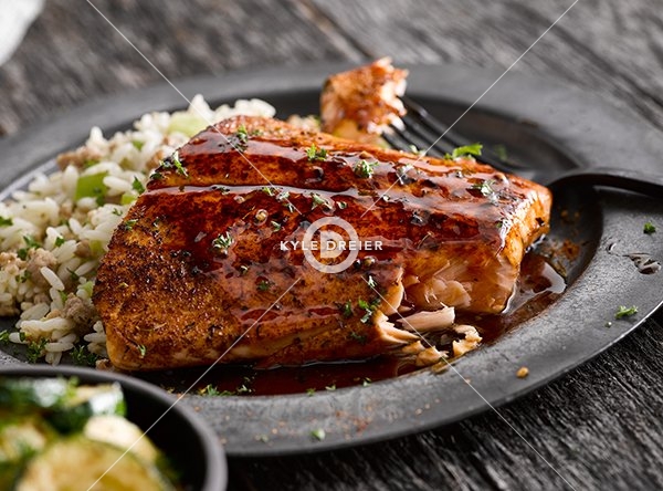 Hickory Bourbon Salmon