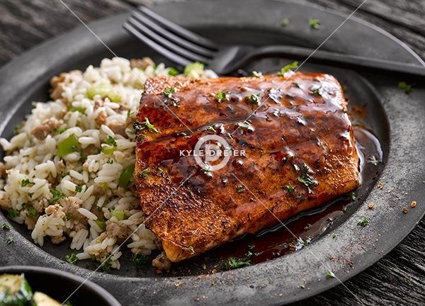 Hickory Bourbon Salmon