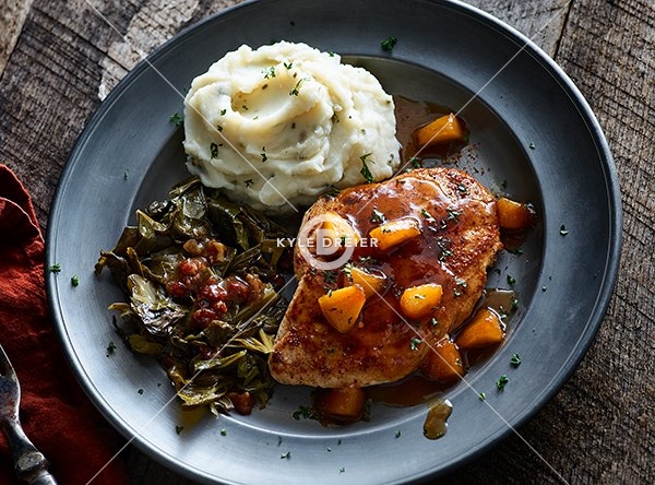 Peach Tea Glaze Chicken