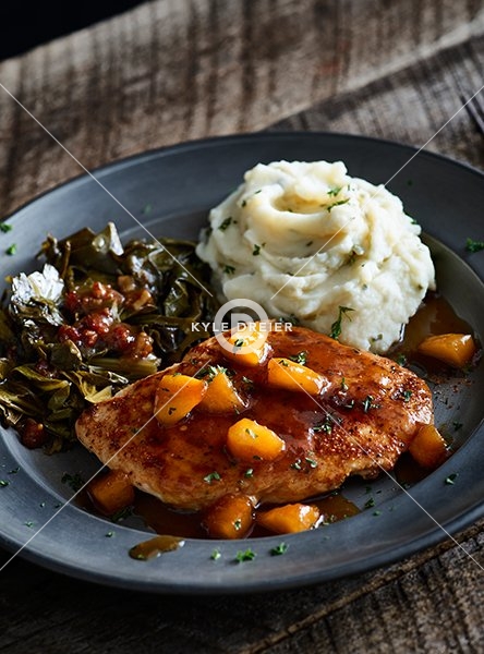 Peach Tea Glaze Chicken