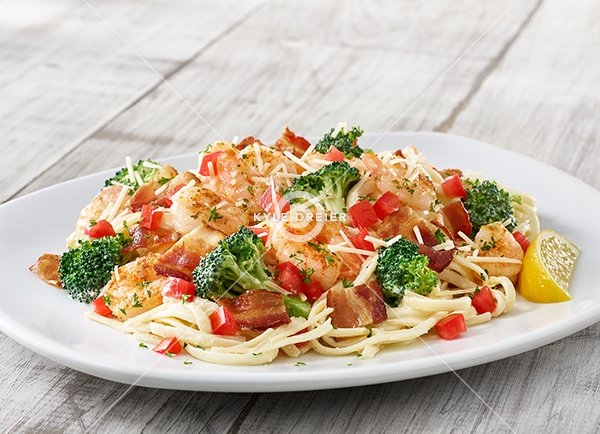 Shrimp Bacon Broccoli Pasta