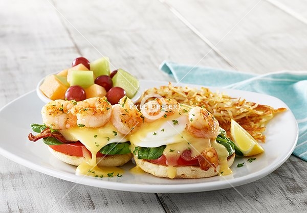 Shrimp Benedict