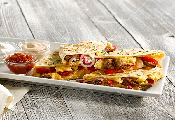 Fajita Breakfast Quesadilla