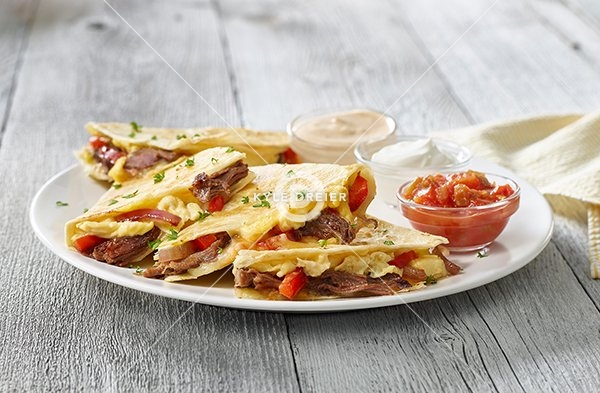 Fajita Breakfast Quesadilla