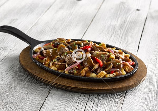 Steak Peppers Skillet