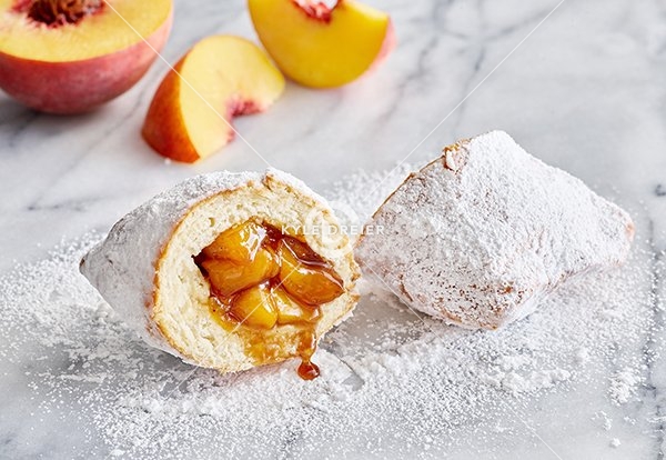 Peach Beignet