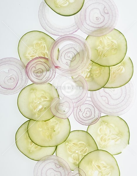 Cucumber and Onion