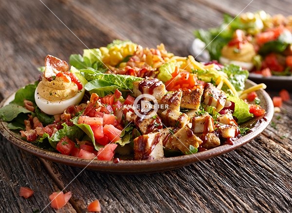 BBQ Chicken Cob Salad
