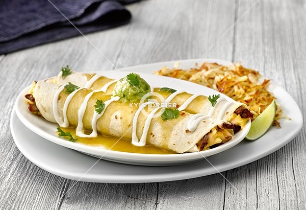 Brisket Breakfast Enchiladas