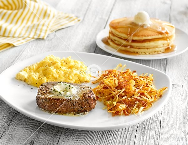 Sirloin Steak and Eggs