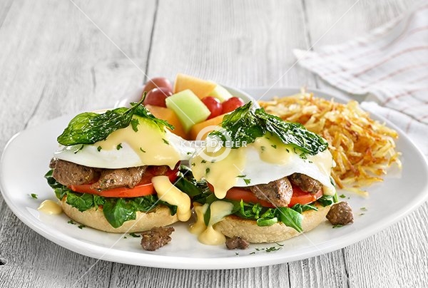 Steak and Eggs Benedict