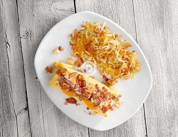 Meat and Potatoes Omelet