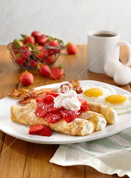Strawberry Crepes