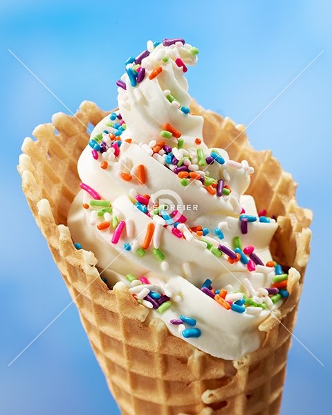 Waffle Cone with Soft Serve