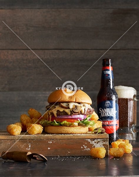 Mushroom Swiss Burger