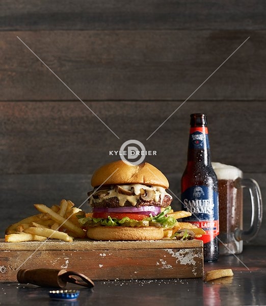 Mushroom Swiss Burger