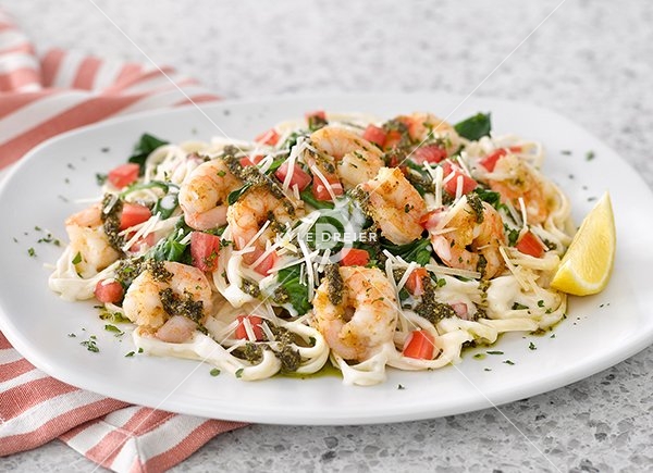 Shrimp Pesto Pasta
