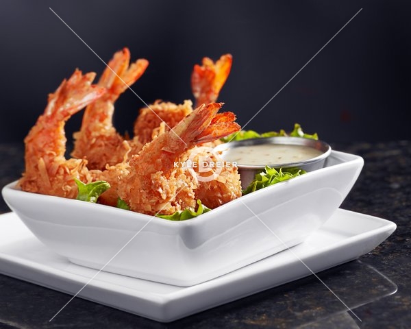 Coconut Fried Shrimp and Sauce