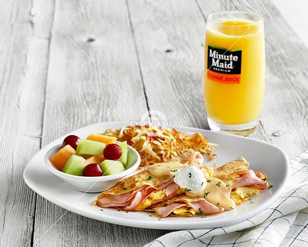 Ham and Cheese Crepe