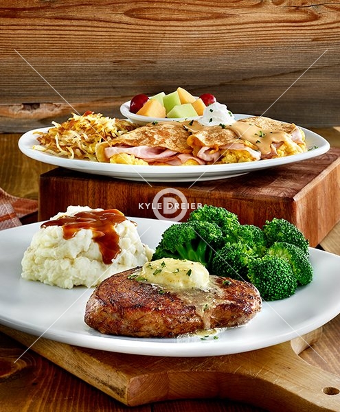Steak and Crepe