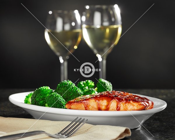Glazed Salmon Entree