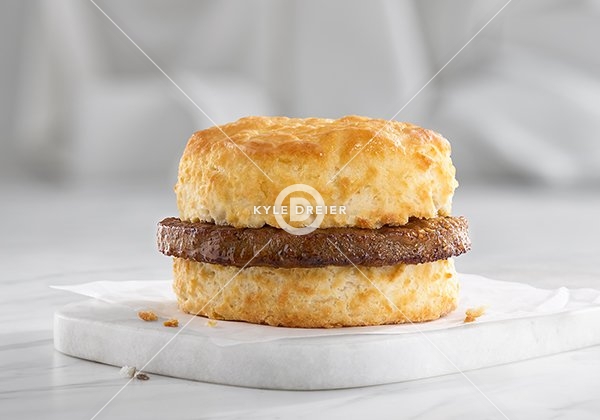 Beyond Meat Sausage Biscuit