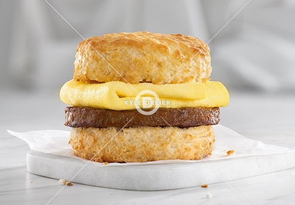 Beyond Meat Sausage Egg Biscuit