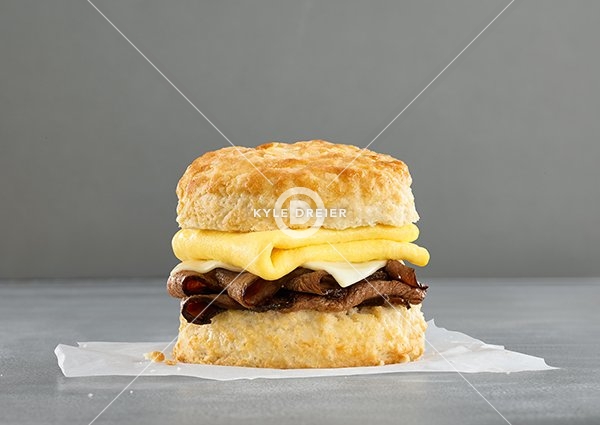 Prime Rib Egg Biscuit