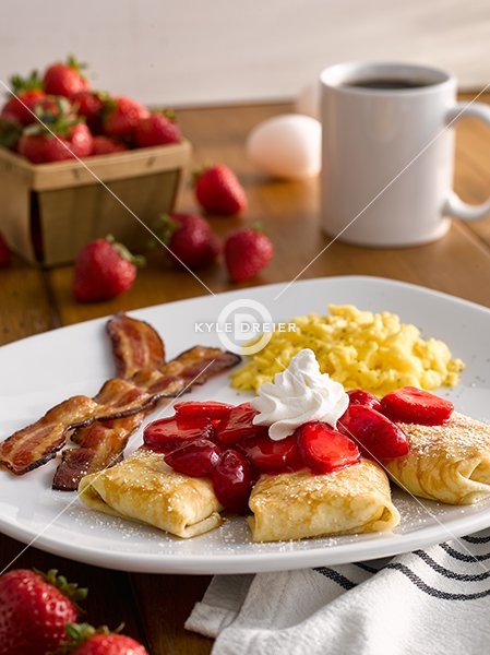 Strawberry Blintz