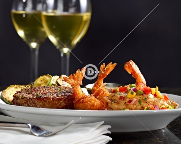 Southern Trio with Wine Glasses