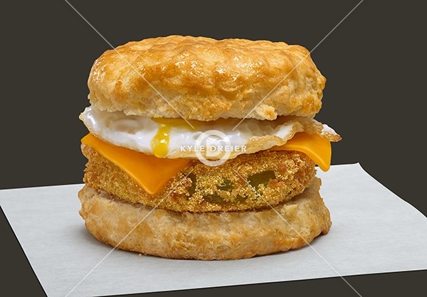 Fried Green Tomato Biscuit