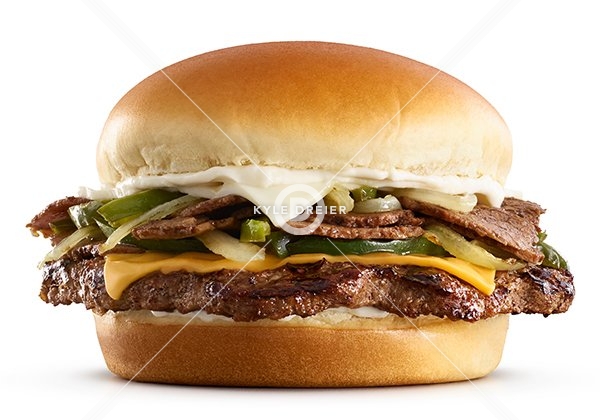 Philly Cheesesteak Burger