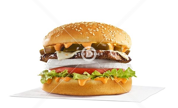 Fiery Famous Burger