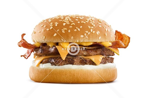 Cheesy Bacon Double Cheeseburger