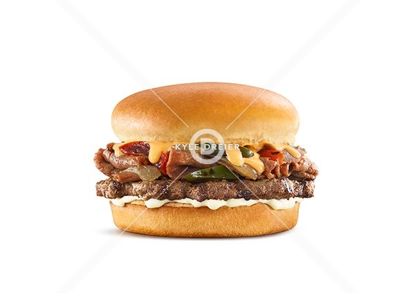 Philly Cheesesteak Burger
