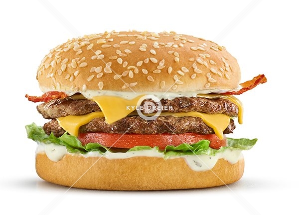 BLT Ranch Double Cheeseburger