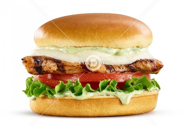 Pesto Moz Chicken Sandwich