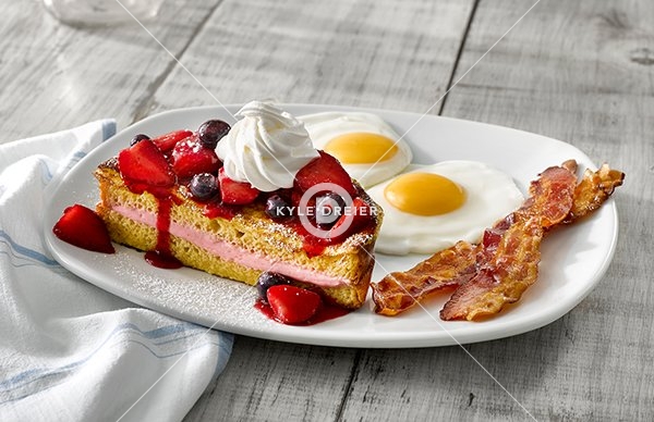 Berry Stuffed Brioche French Toast