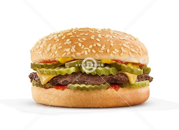 Triple Pickle Burger