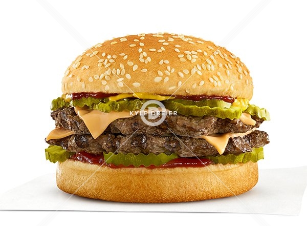 Triple Pickle Burger