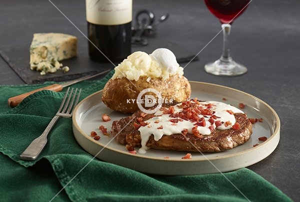 Bacon Blue Cheese Ribeye 