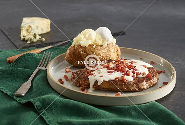 Bacon Blue Cheese Ribeye 