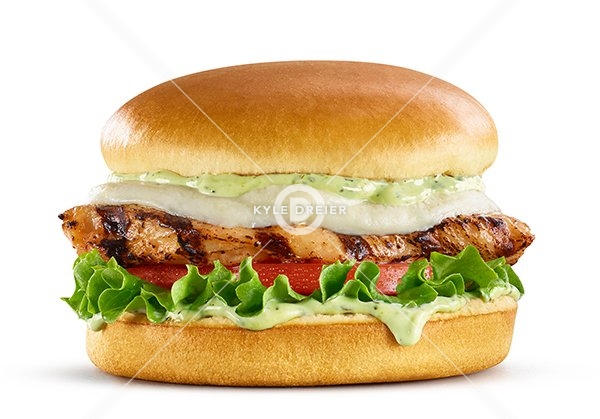 Pesto Moz Chicken Sandwich