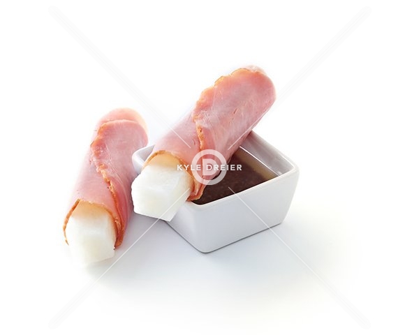 Ham-wrapped Jicama