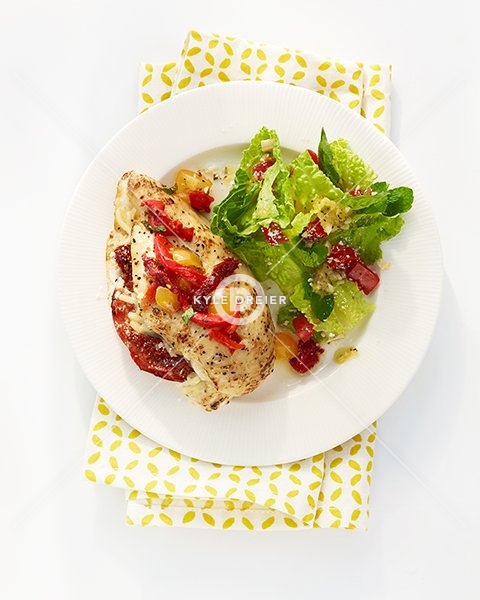 Roasted Tomato Stuffed Chicken