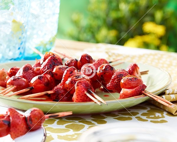 Cherry Tomato and Strawberry Kabobs