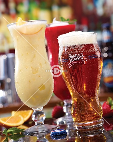 Sam Adams Beer and Colada