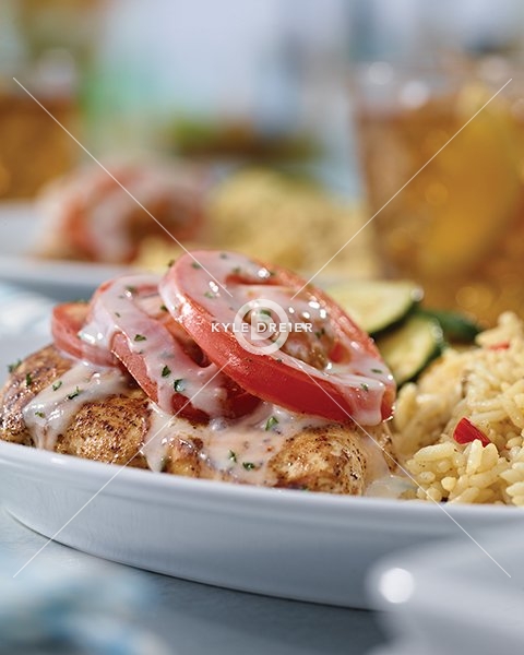 Chicken Fresco Closeup