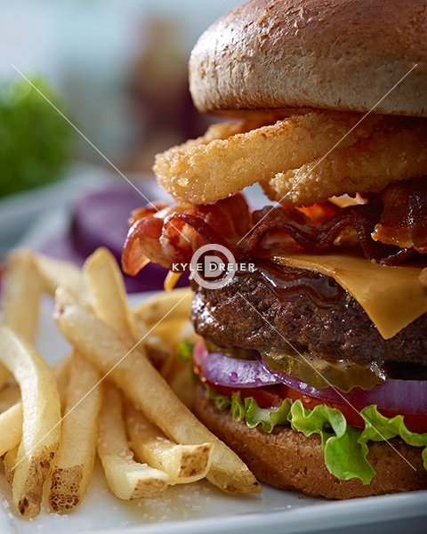 Smokehouse Burger and Fries