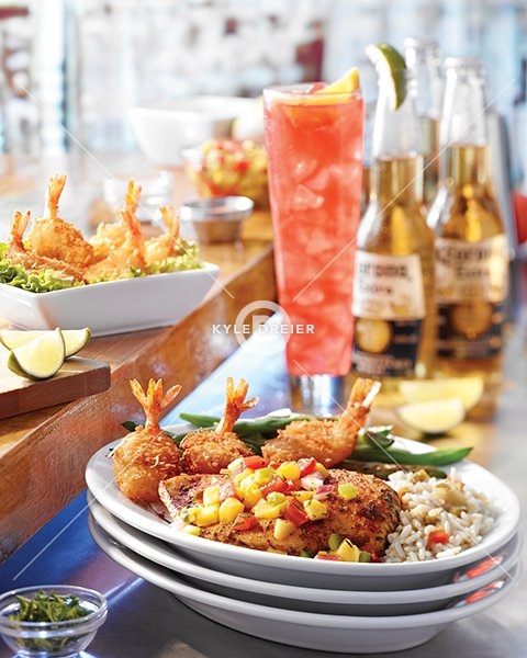Caribbean Chicken and Shrimp